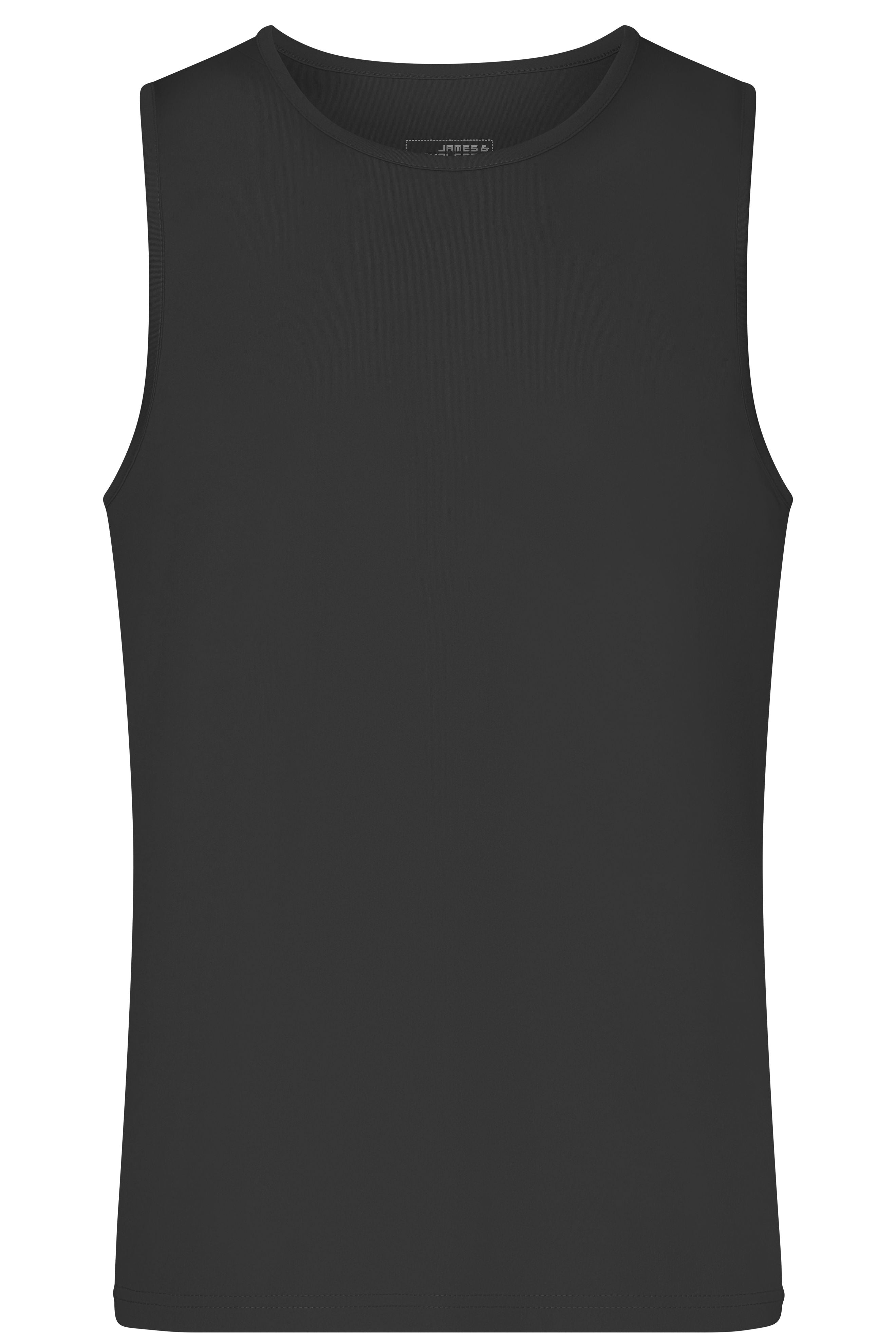 James & Nicholson Herren Funktionstop black