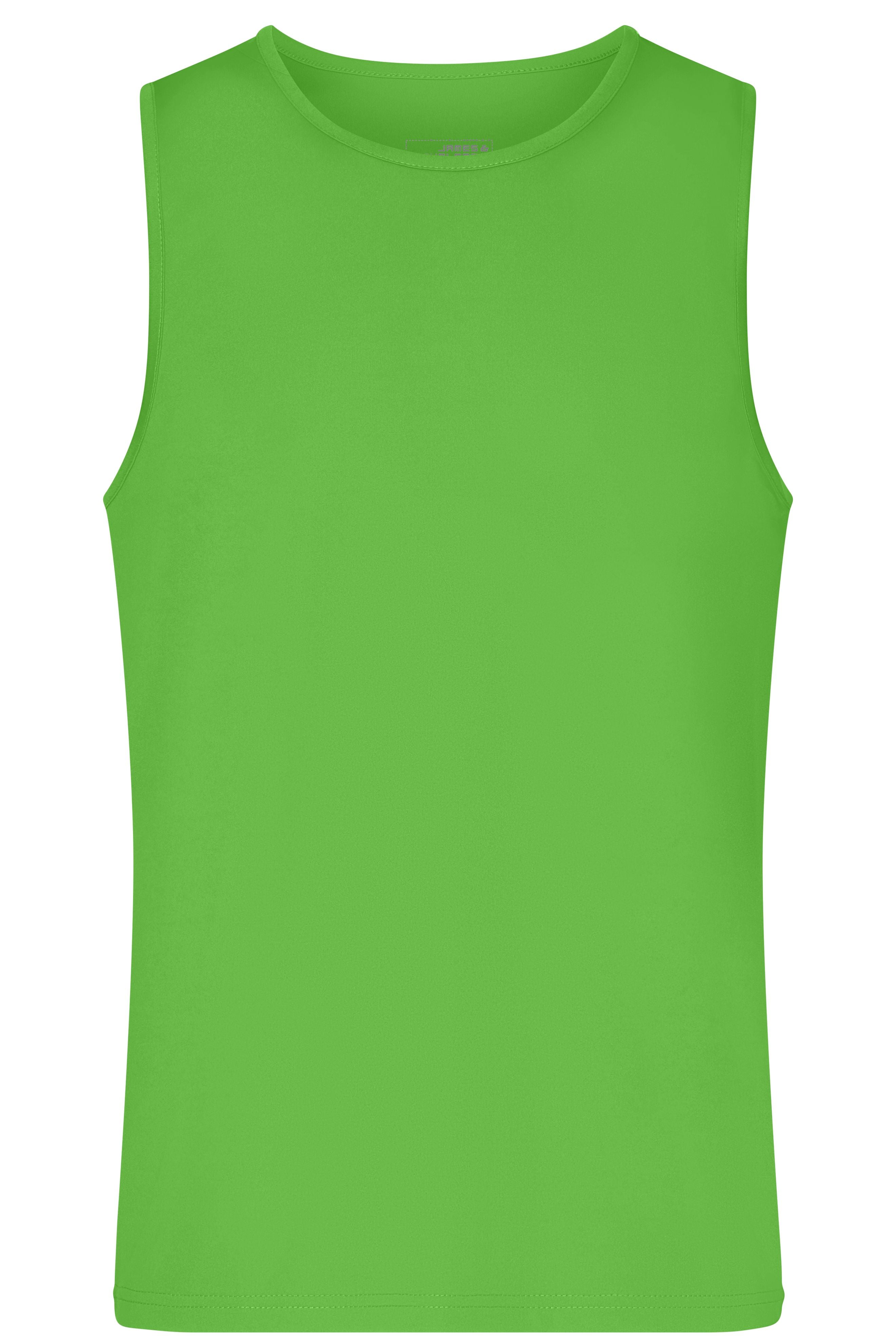 James & Nicholson Herren Funktionstop lime-green