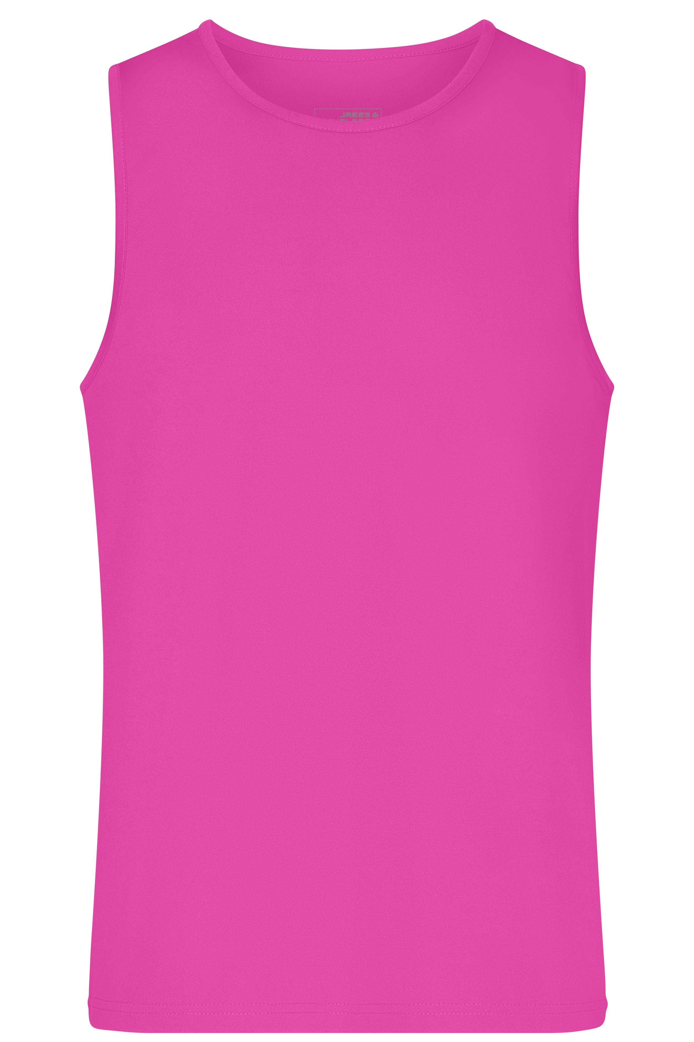 James & Nicholson Herren Funktionstop pink