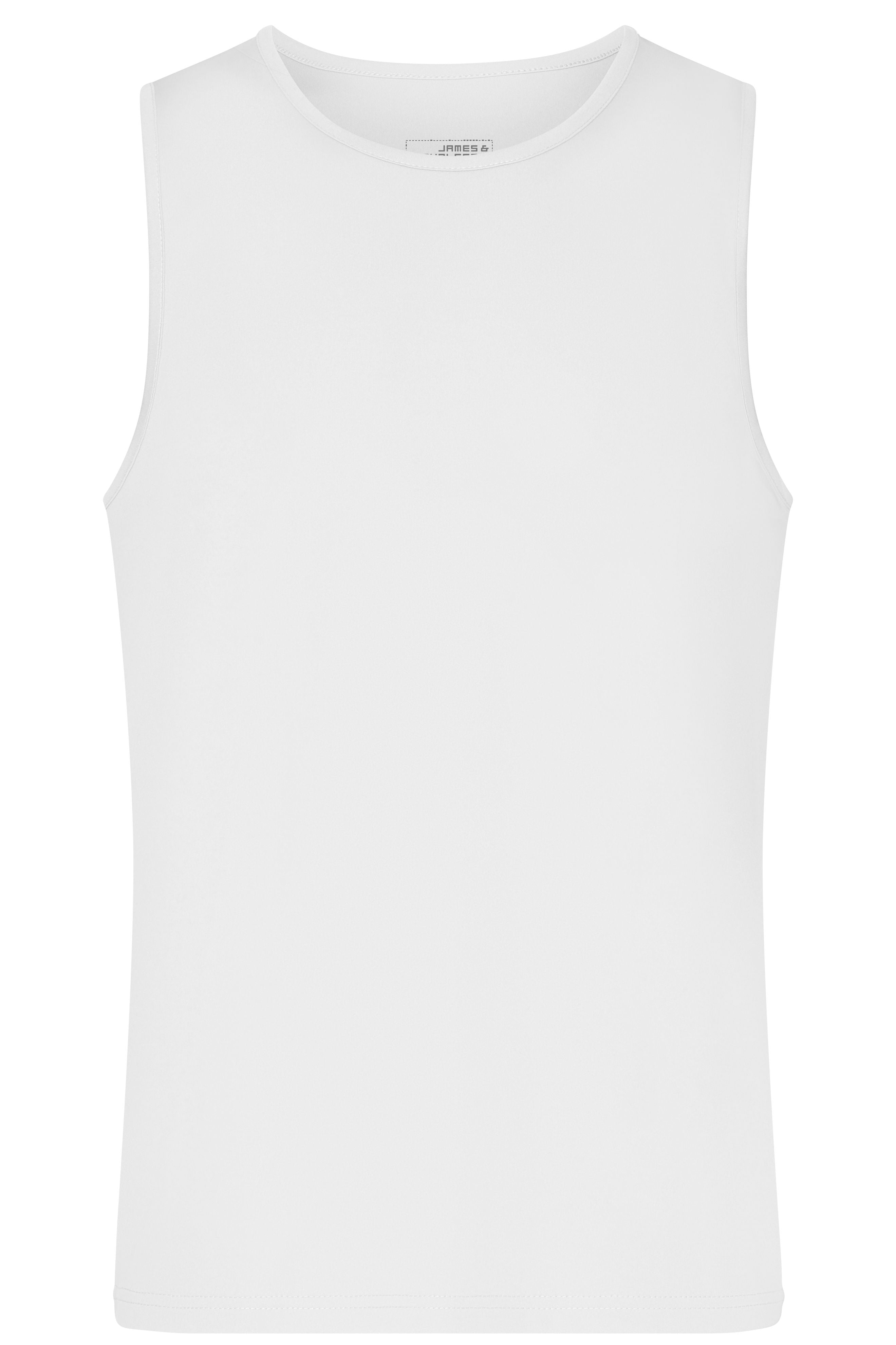 James & Nicholson Herren Funktionstop white