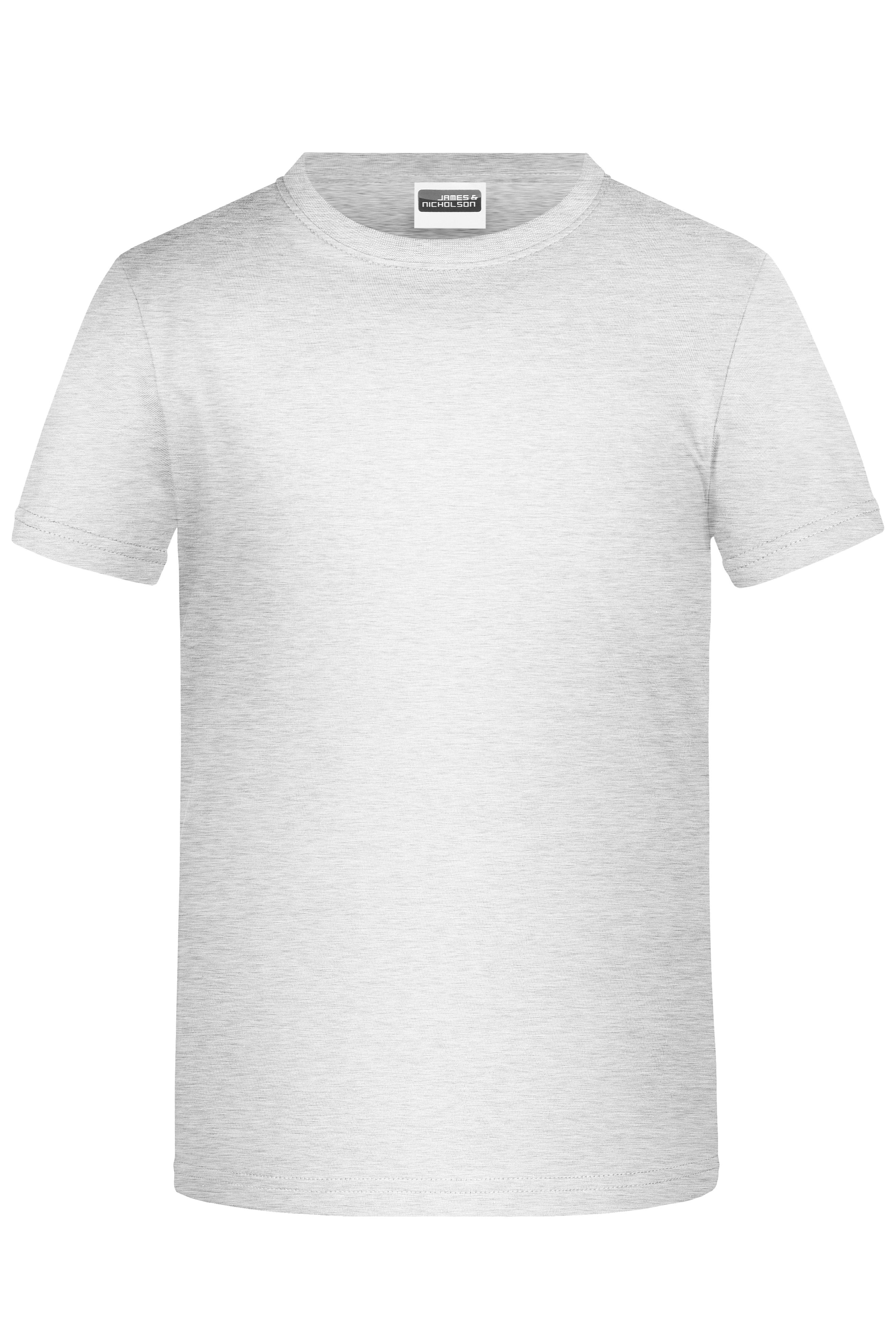 James & Nicholson Basic Jungen T-Shirt ash