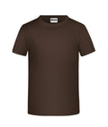 James & Nicholson Basic Jungen T-Shirt brown