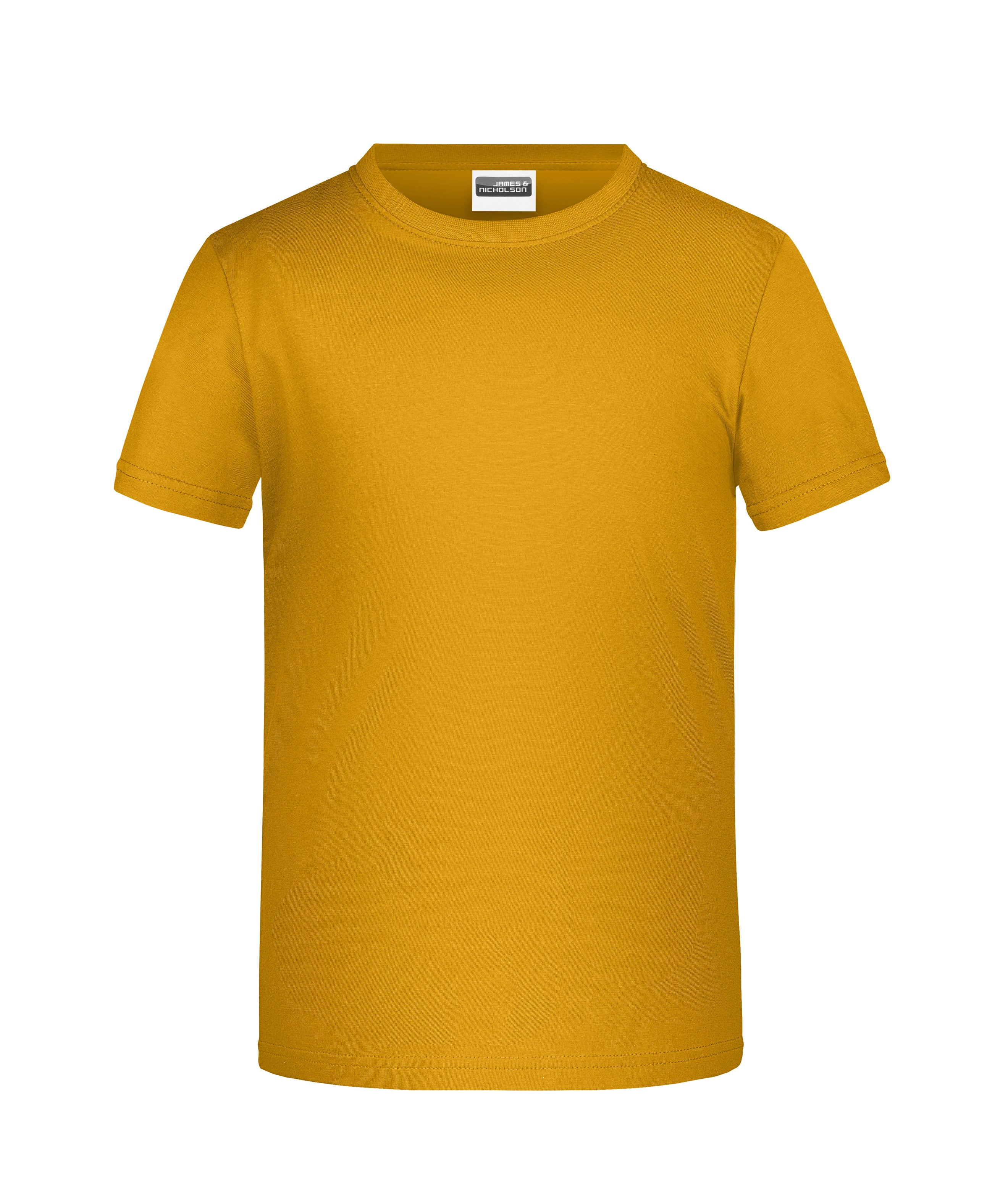 James & Nicholson Basic Jungen T-Shirt gold-yellow