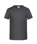 James & Nicholson Basic Jungen T-Shirt graphite