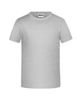 James & Nicholson Basic Jungen T-Shirt grey-heather