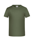 James & Nicholson Basic Jungen T-Shirt olive
