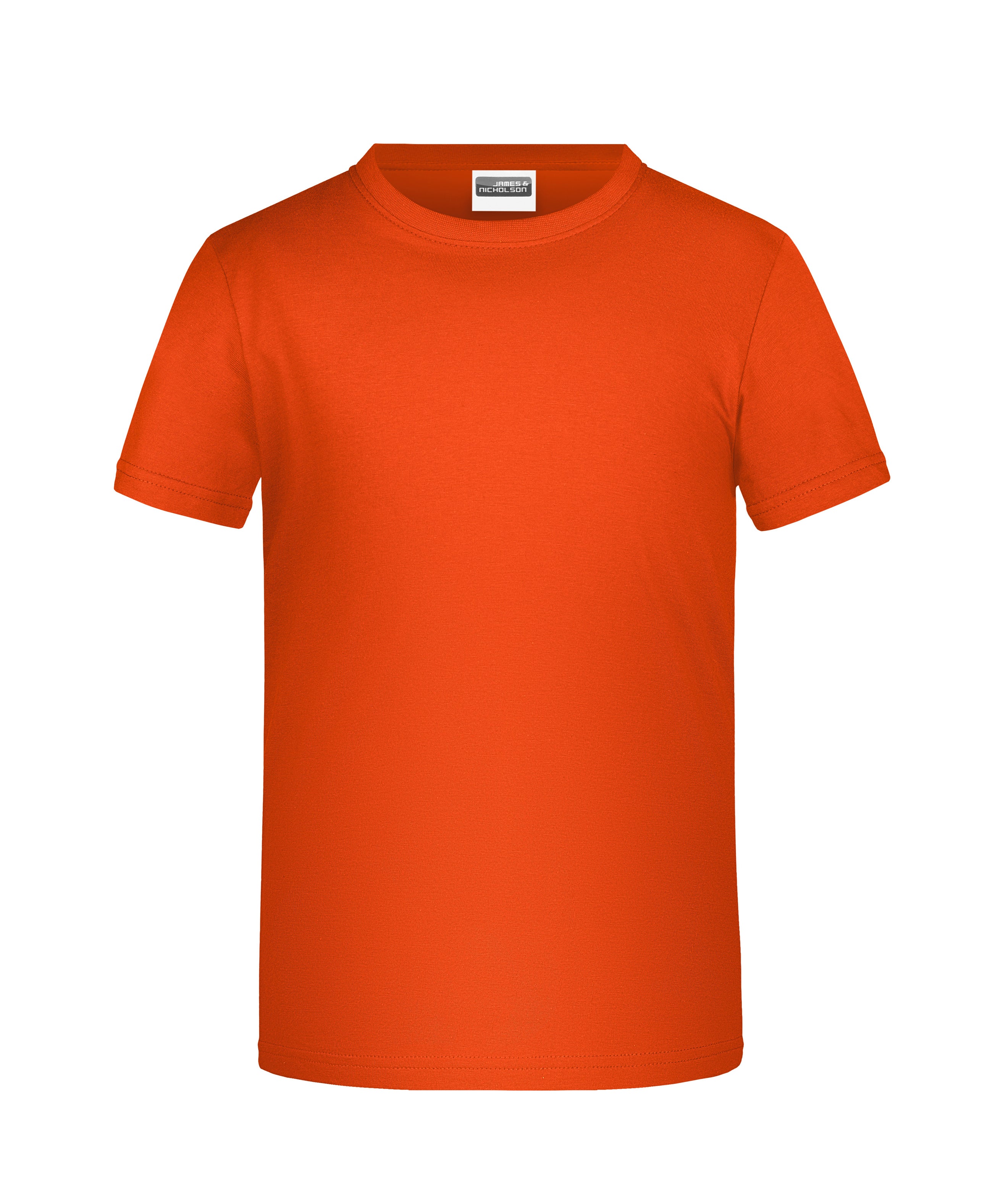 James & Nicholson Basic Jungen T-Shirt orange