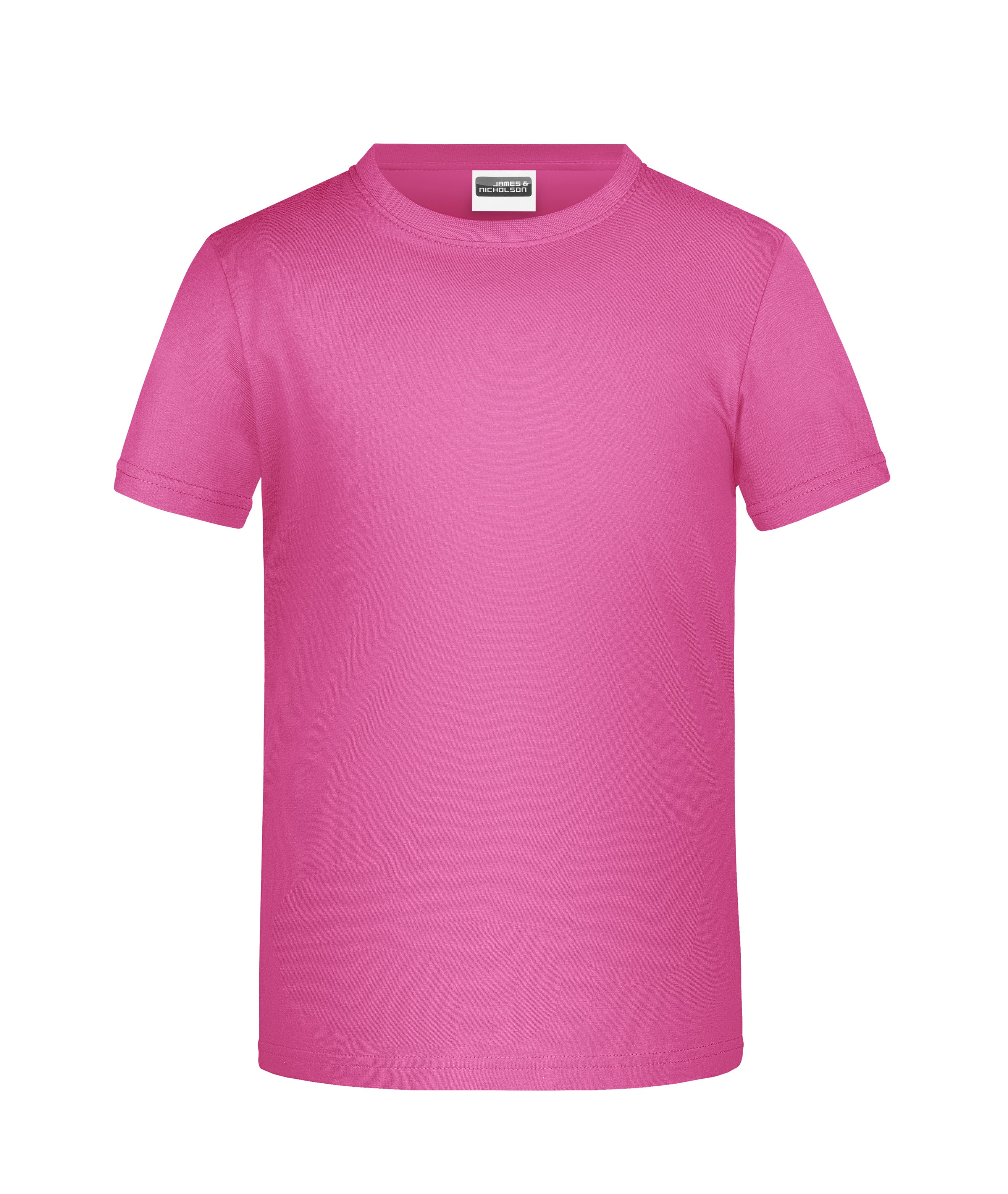 James & Nicholson Basic Jungen T-Shirt pink