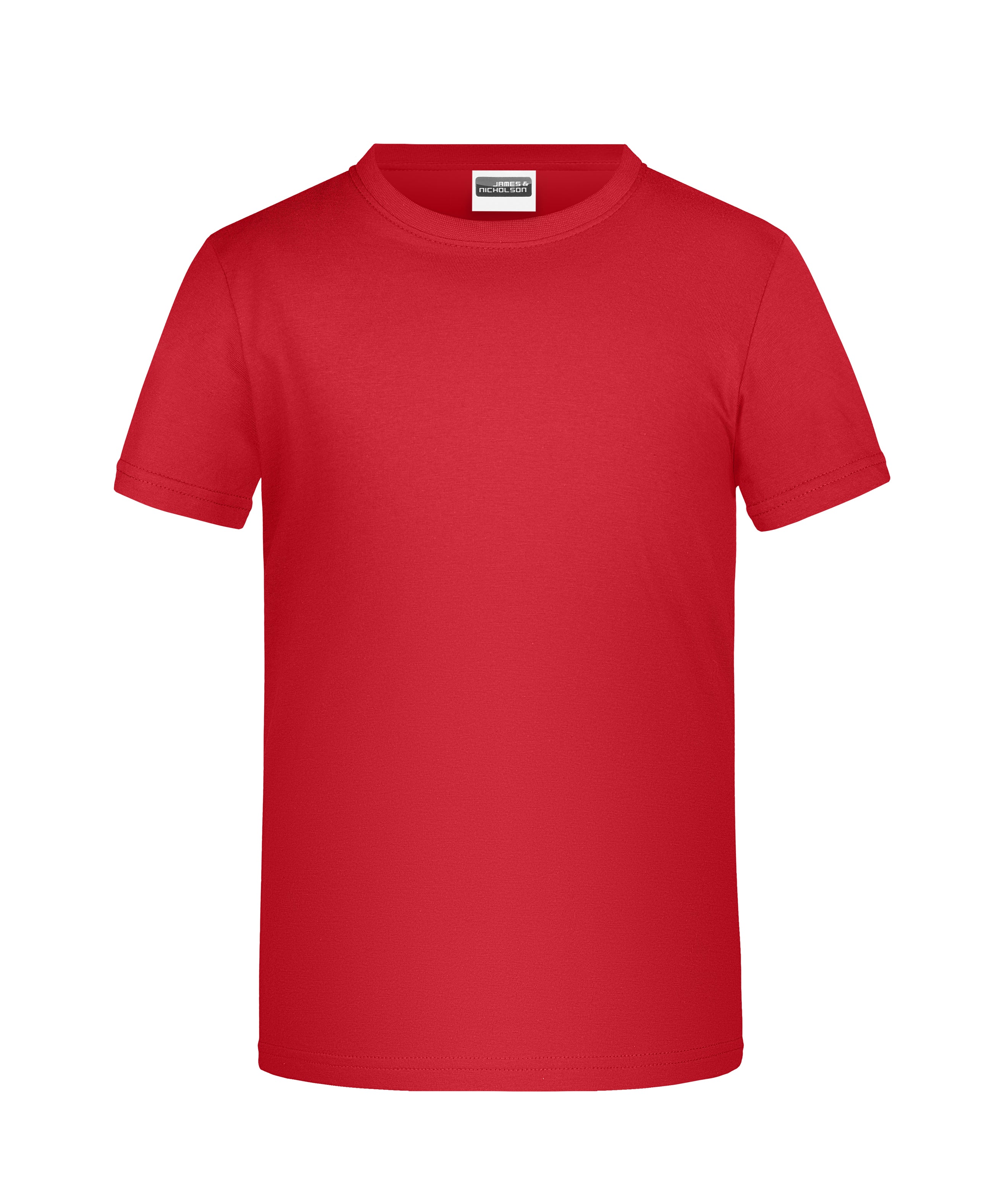 James & Nicholson Basic Jungen T-Shirt red