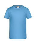 James & Nicholson Basic Jungen T-Shirt sky-blue