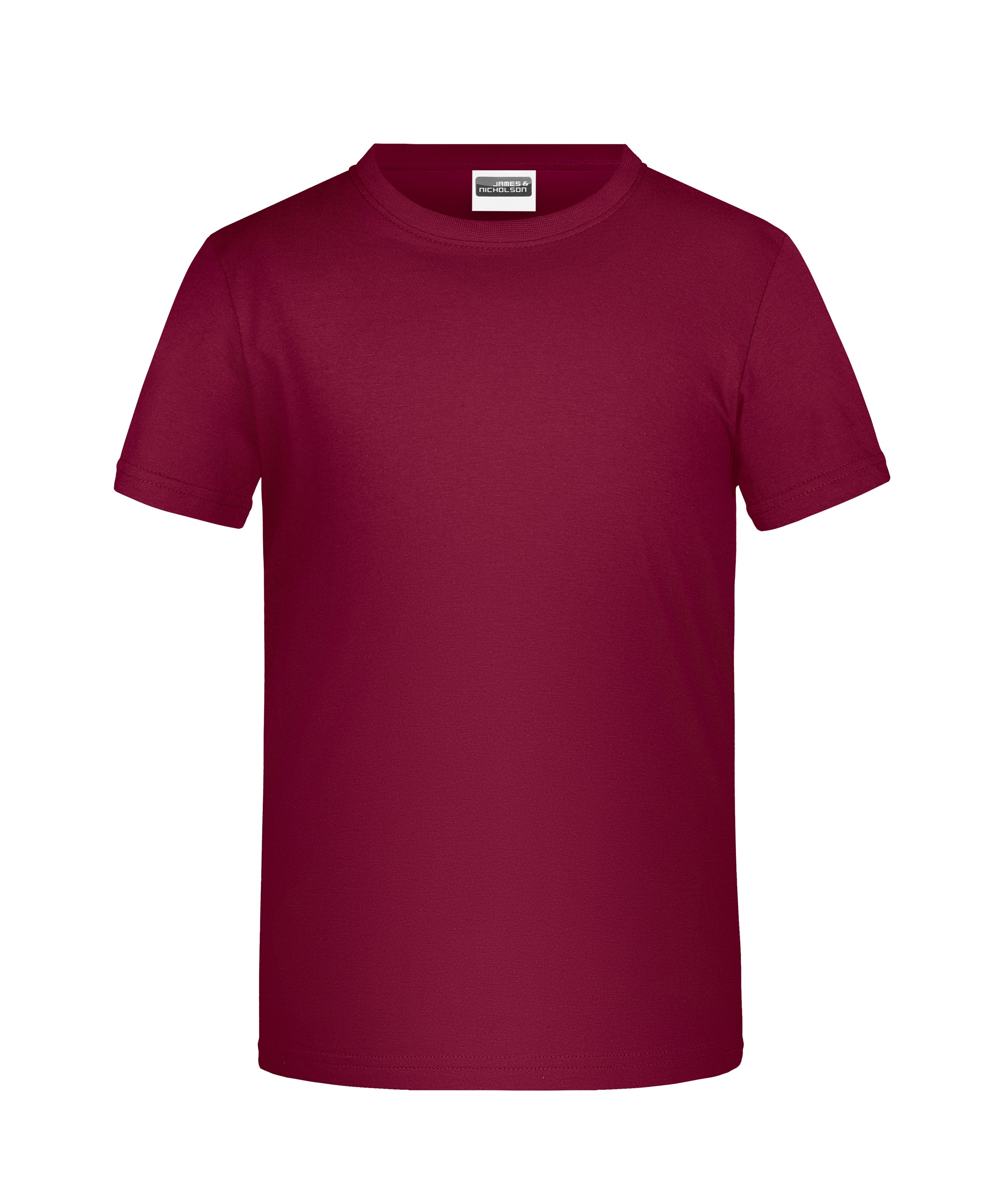 James & Nicholson Basic Jungen T-Shirt wine