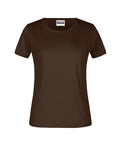 James & Nicholson Damen T-Shirt Basic brown