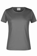 James & Nicholson Damen T-Shirt Basic dark-grey