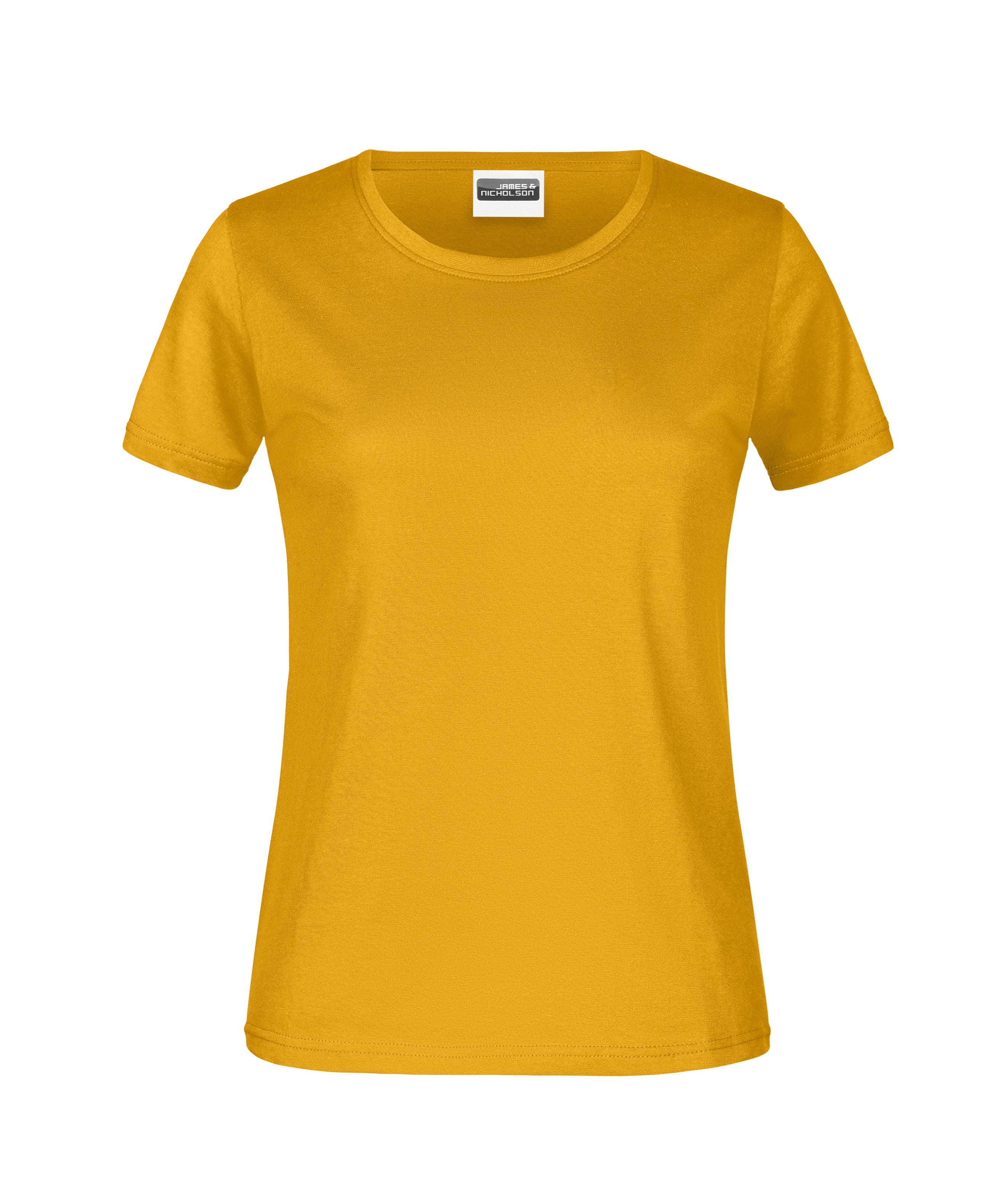 James & Nicholson Damen T-Shirt Basic gold-yellow
