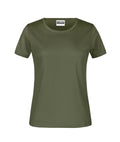 James & Nicholson Damen T-Shirt Basic olive