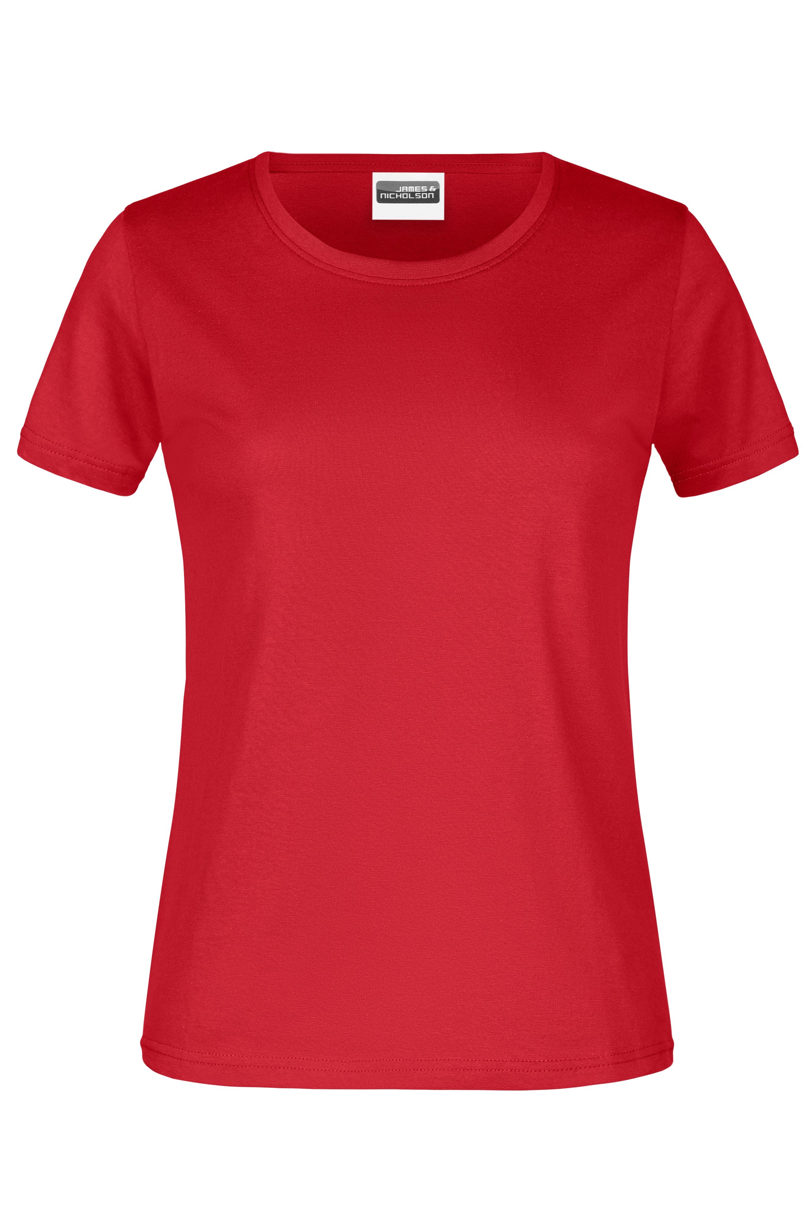 James & Nicholson Damen T-Shirt Basic red