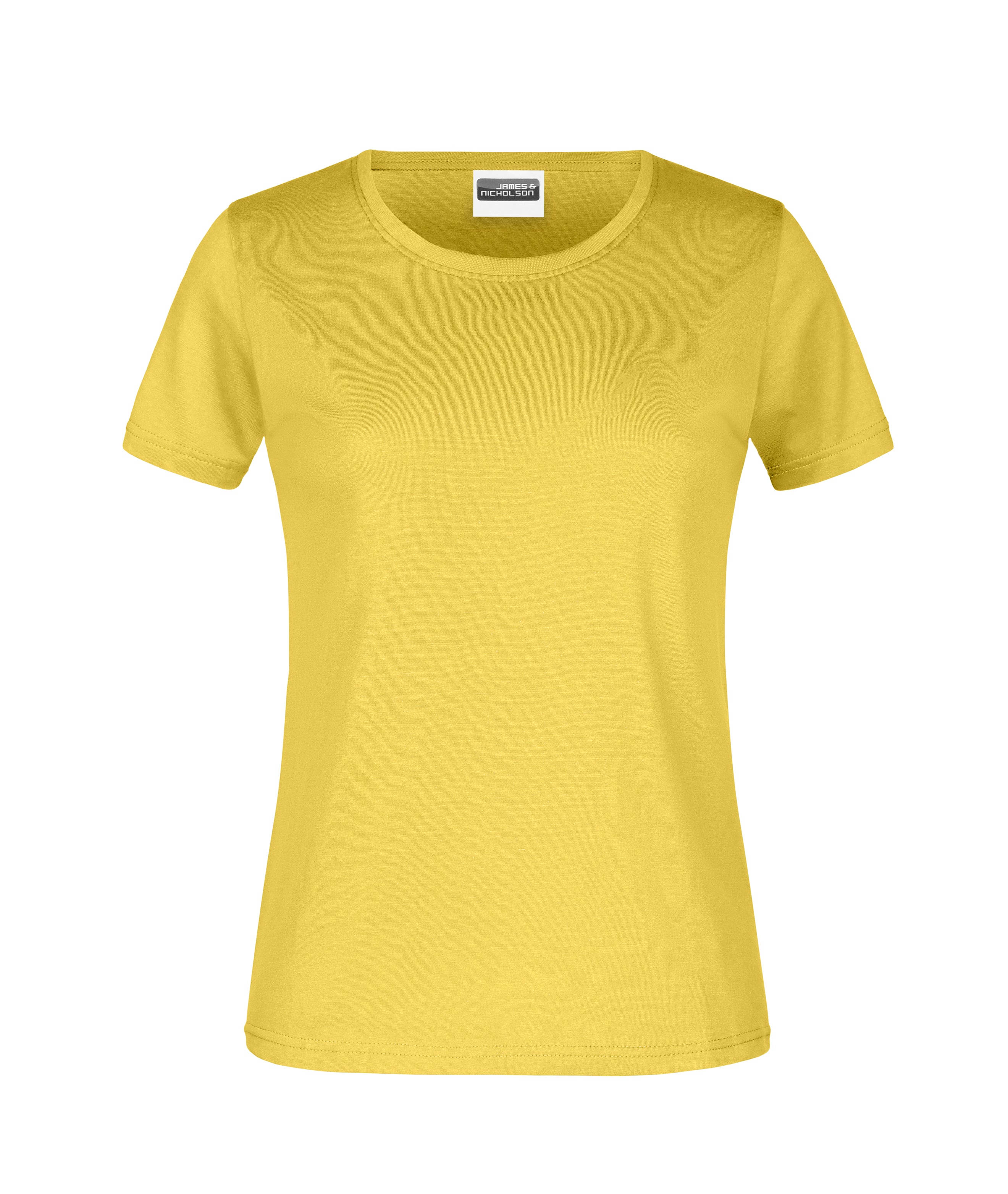 James & Nicholson Damen T-Shirt Basic yellow