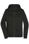 James & Nicholson Damen Basic Kapuzen-Sweatjacke black