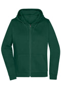 James & Nicholson Damen Basic Kapuzen-Sweatjacke dark-green