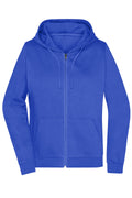 James & Nicholson Damen Basic Kapuzen-Sweatjacke royal