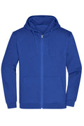 James & Nicholson Herren Basic Kapuzen-Sweatjacke dark-royal