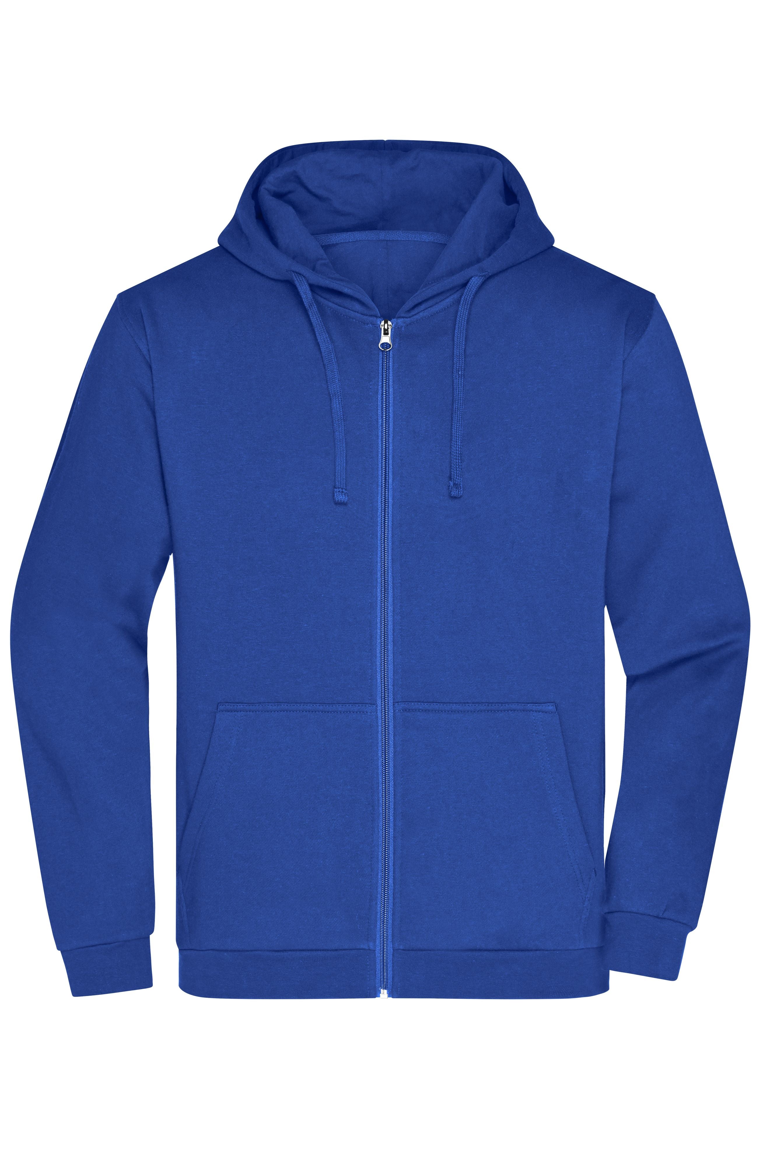 James & Nicholson Herren Basic Kapuzen-Sweatjacke dark-royal