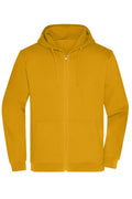 James & Nicholson Herren Basic Kapuzen-Sweatjacke gold-yellow