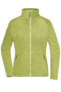 James & Nicholson Damen Microfleece Jacke lime-green