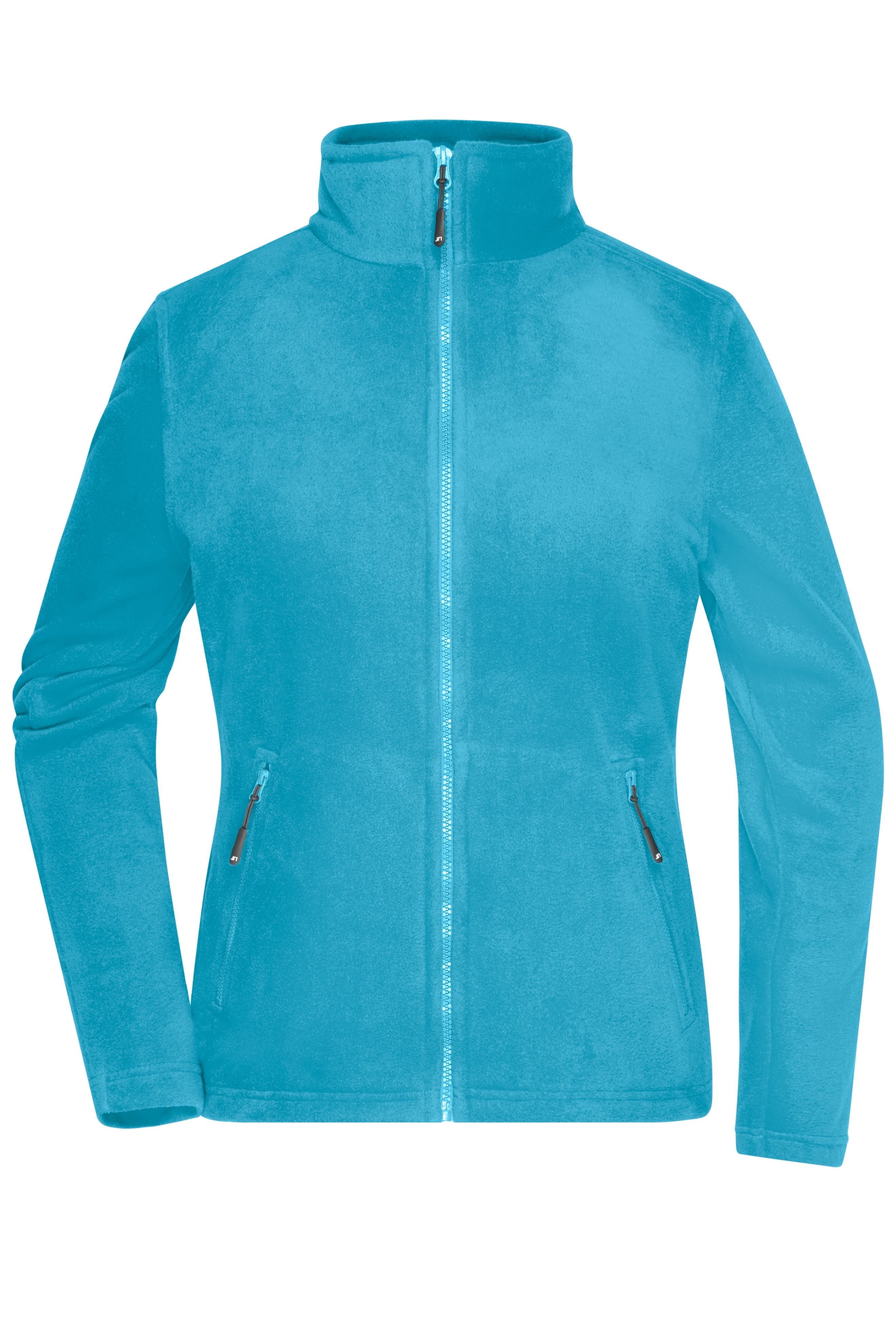 James & Nicholson Damen Microfleece Jacke turquoise