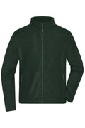 James & Nicholson Herren Microfleece Jacke dark-green