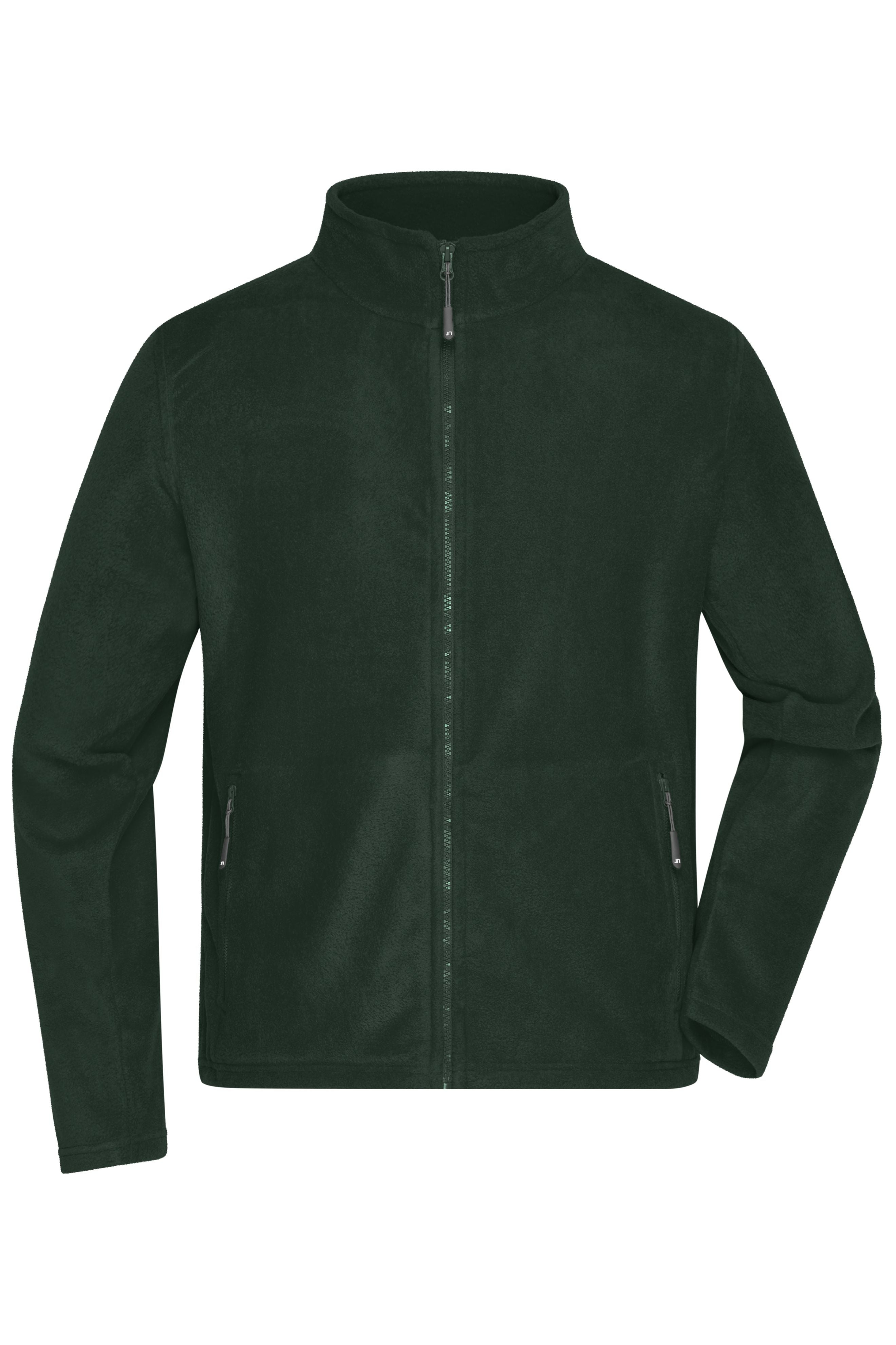 James & Nicholson Herren Microfleece Jacke dark-green