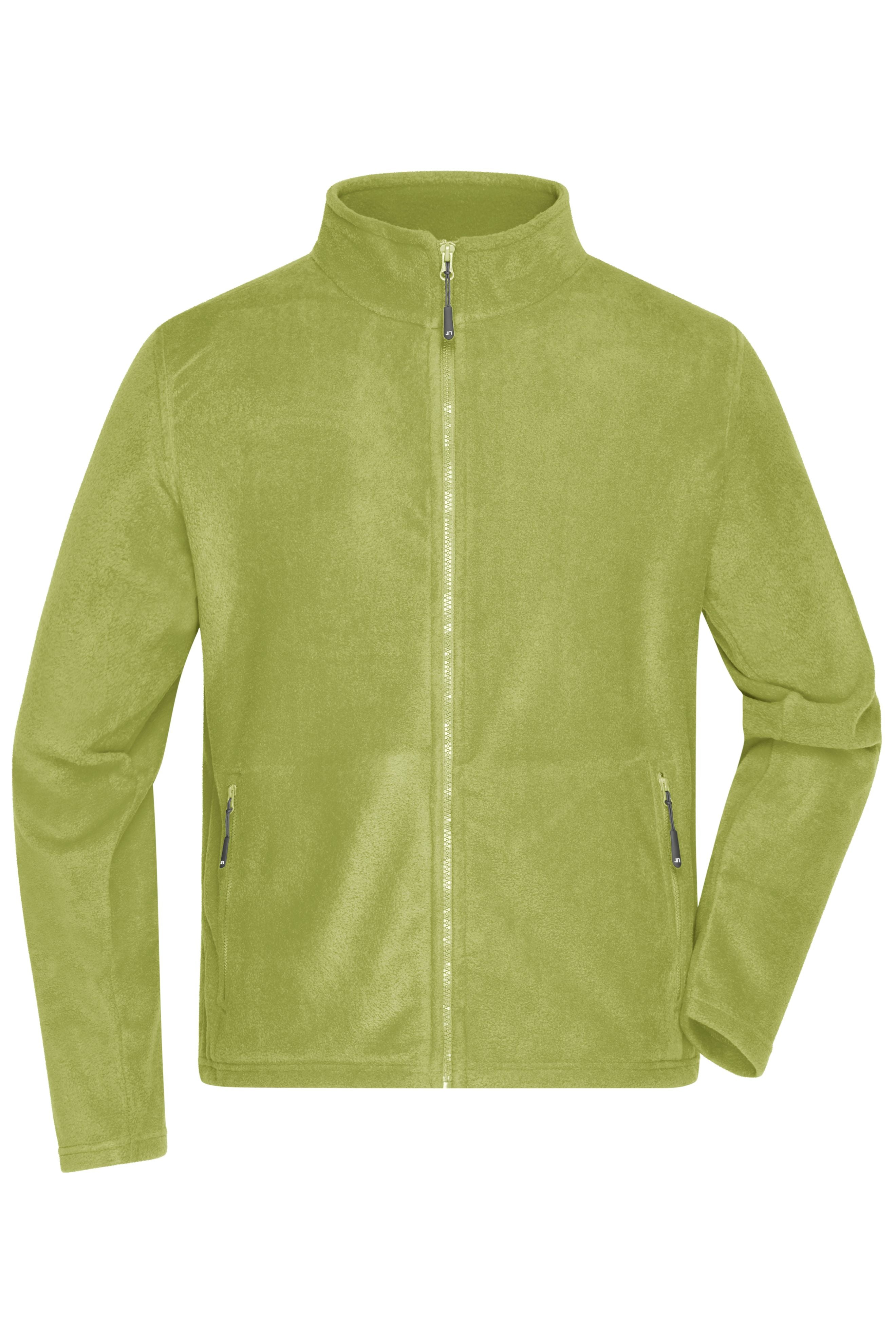 James & Nicholson Herren Microfleece Jacke lime-green