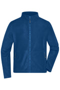 James & Nicholson Herren Microfleece Jacke royal