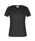 James & Nicholson Damen Basic T-Shirt black