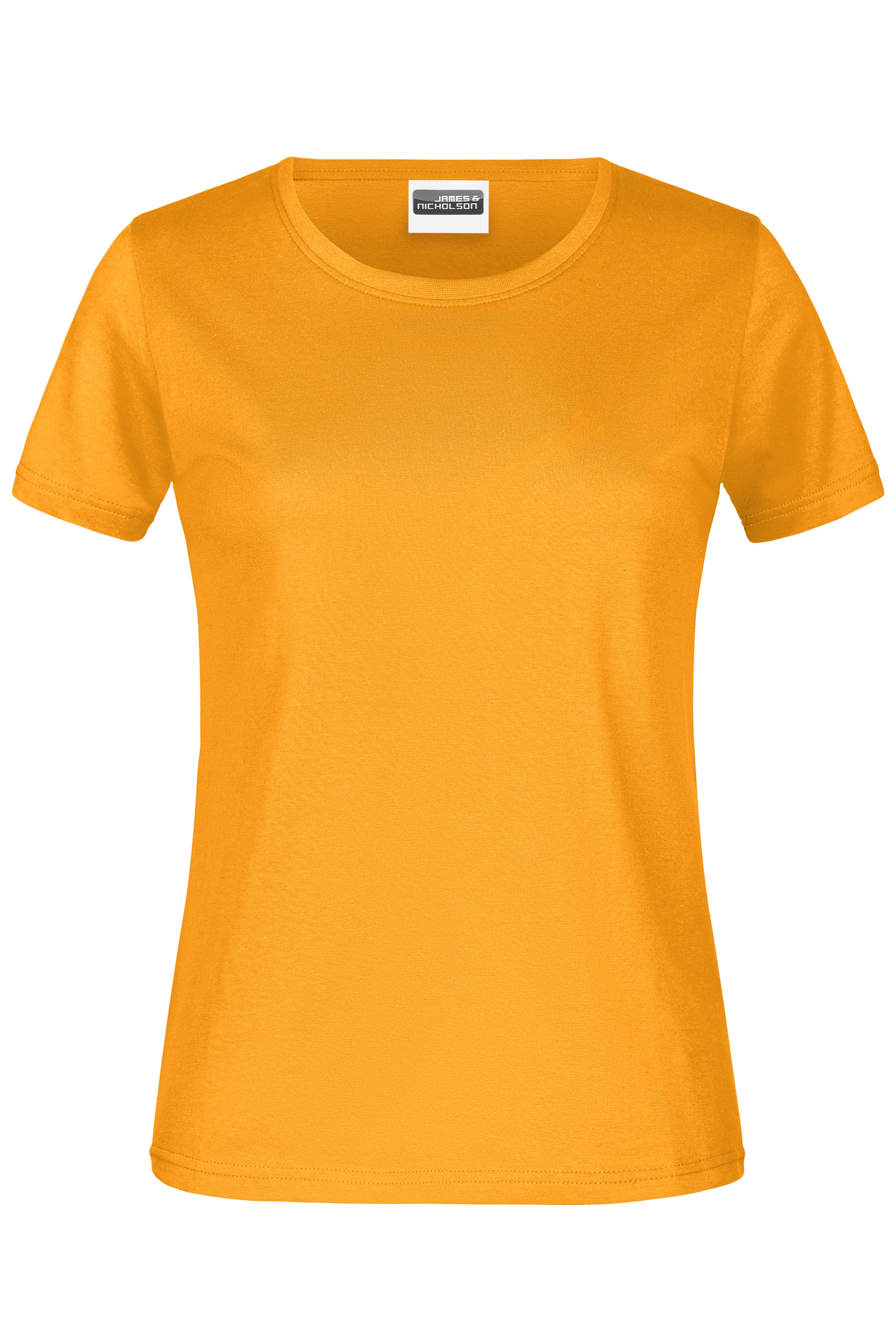 James & Nicholson Damen Basic T-Shirt gold-yellow