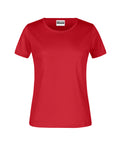 James & Nicholson Damen Basic T-Shirt red
