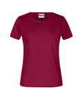 James & Nicholson Damen Basic T-Shirt wine
