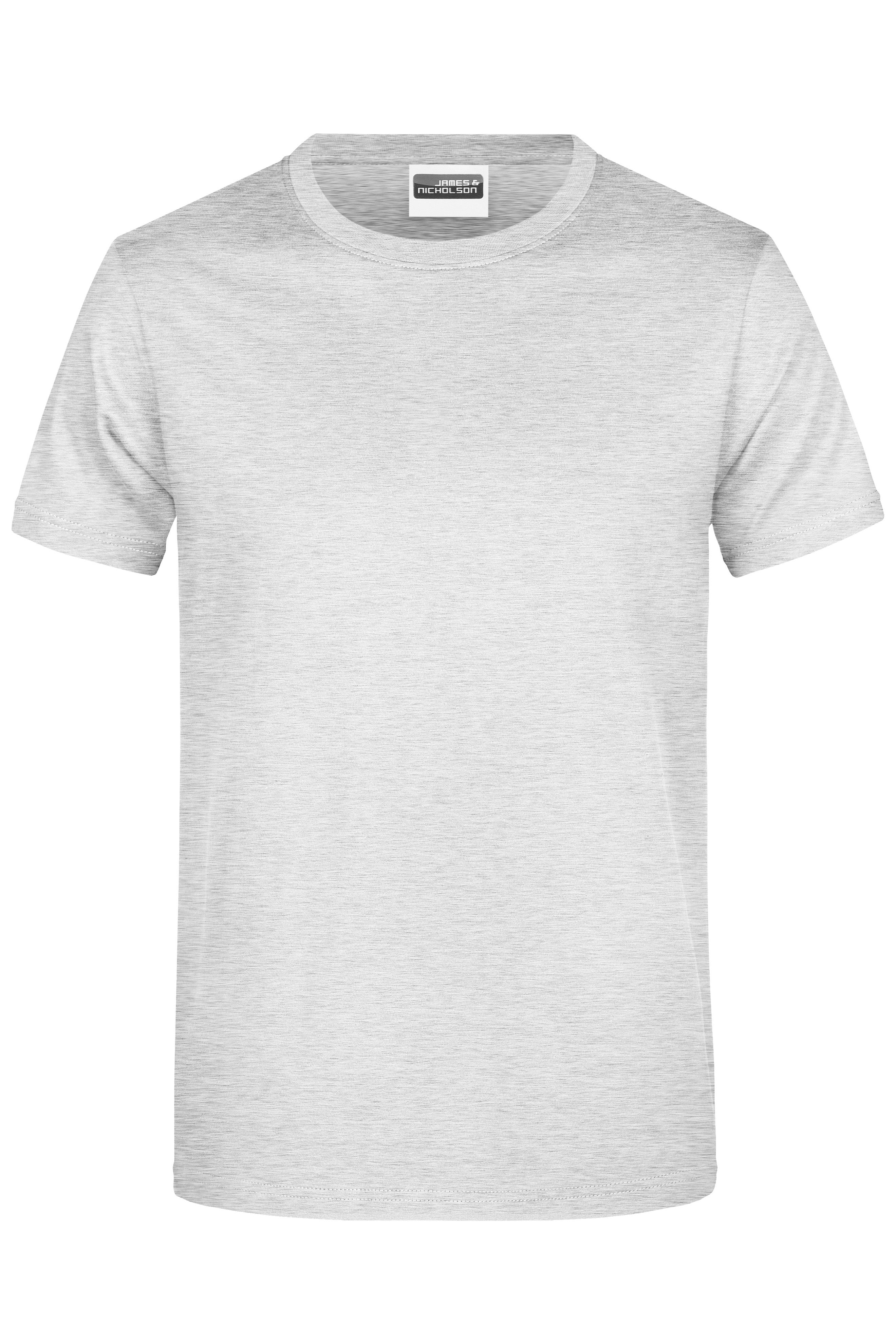 James & Nicholson Herren Basic T-Shirt ash