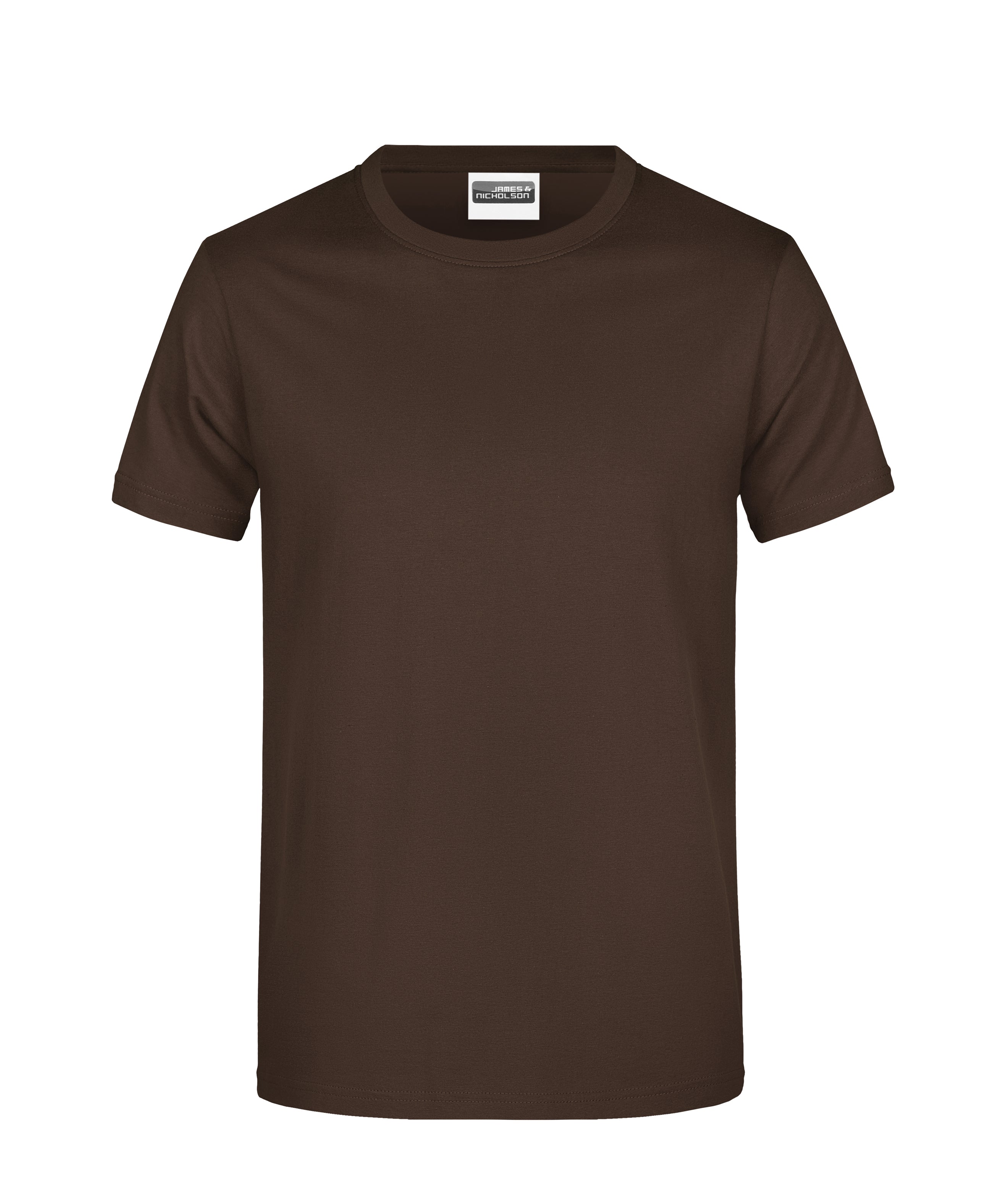 James & Nicholson Herren Basic T-Shirt brown