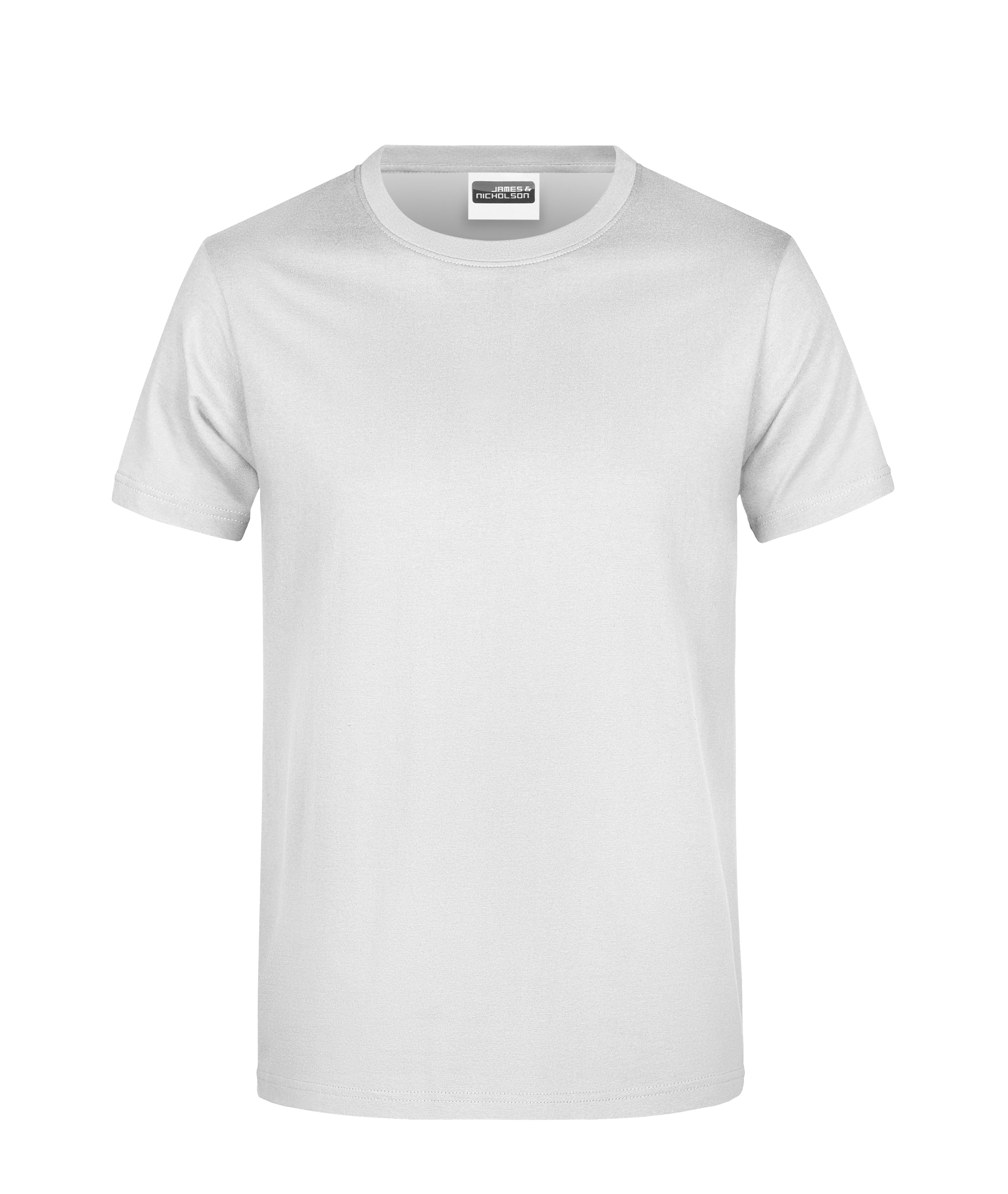 James & Nicholson Herren Basic T-Shirt white