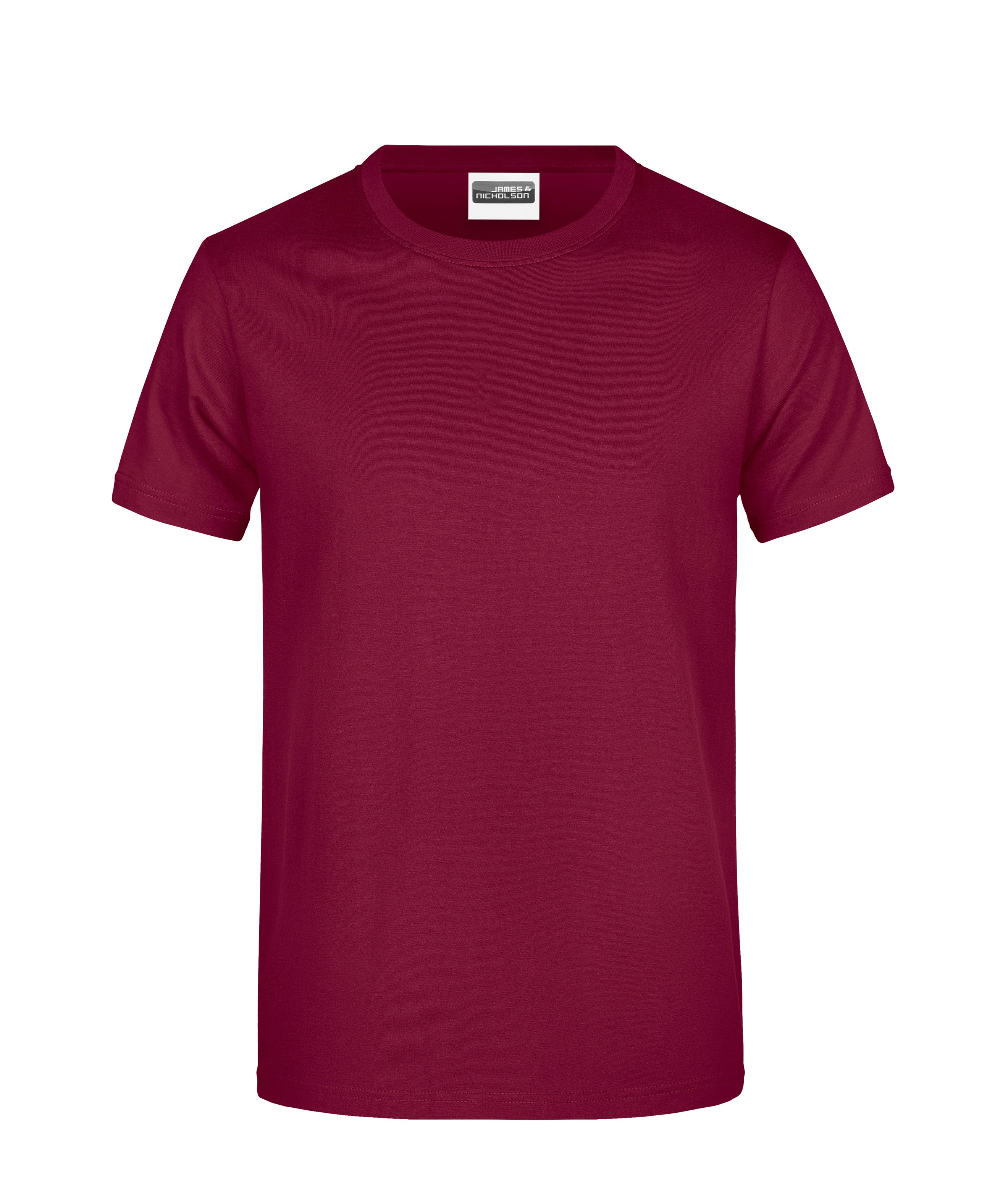 James & Nicholson Herren Basic T-Shirt wine