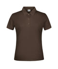 James & Nicholson Damen Basic Polo brown
