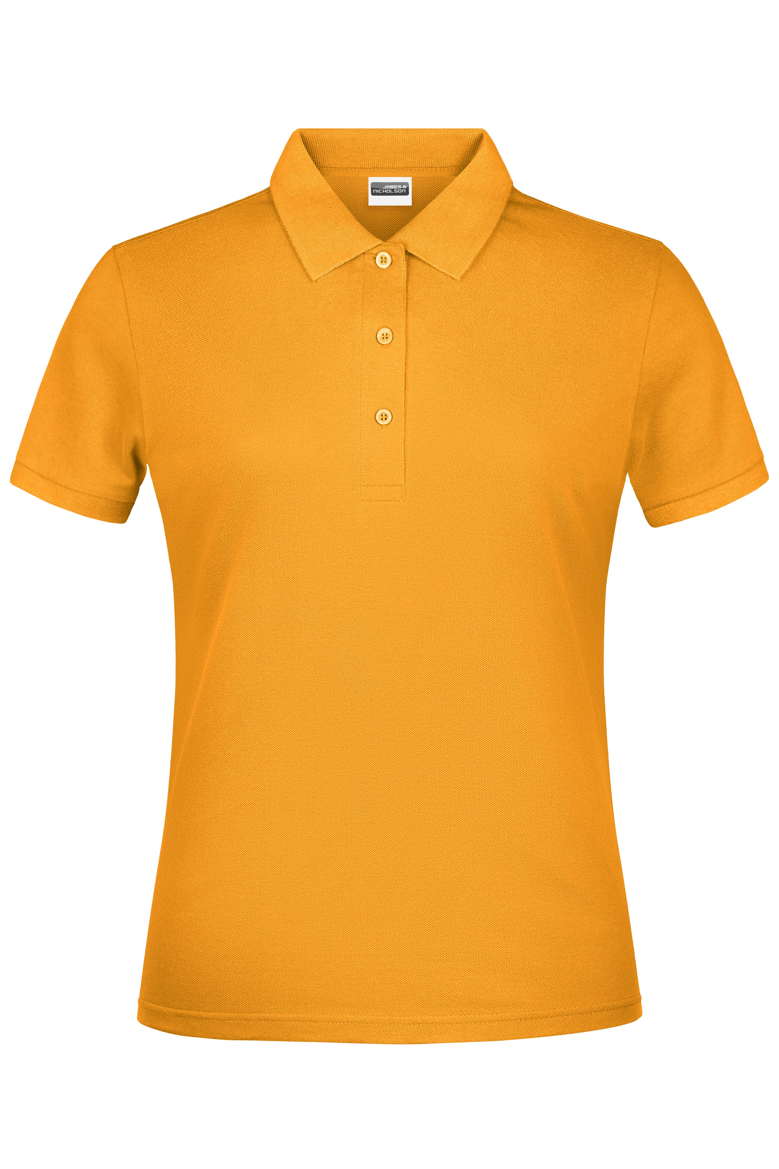 James & Nicholson Damen Basic Polo gold-yellow