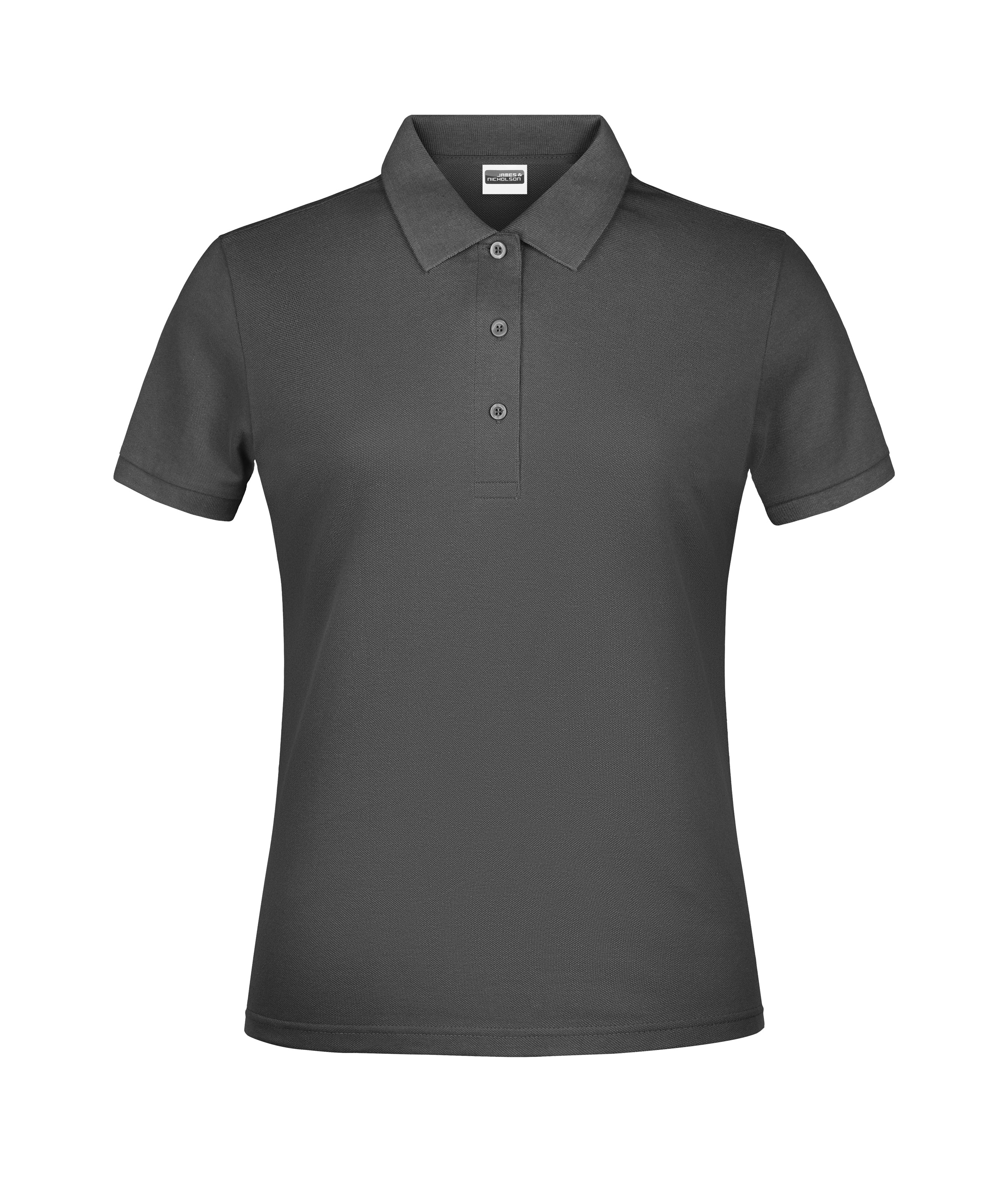 James & Nicholson Damen Basic Polo graphite