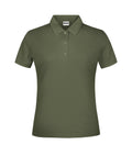 James & Nicholson Damen Basic Polo olive