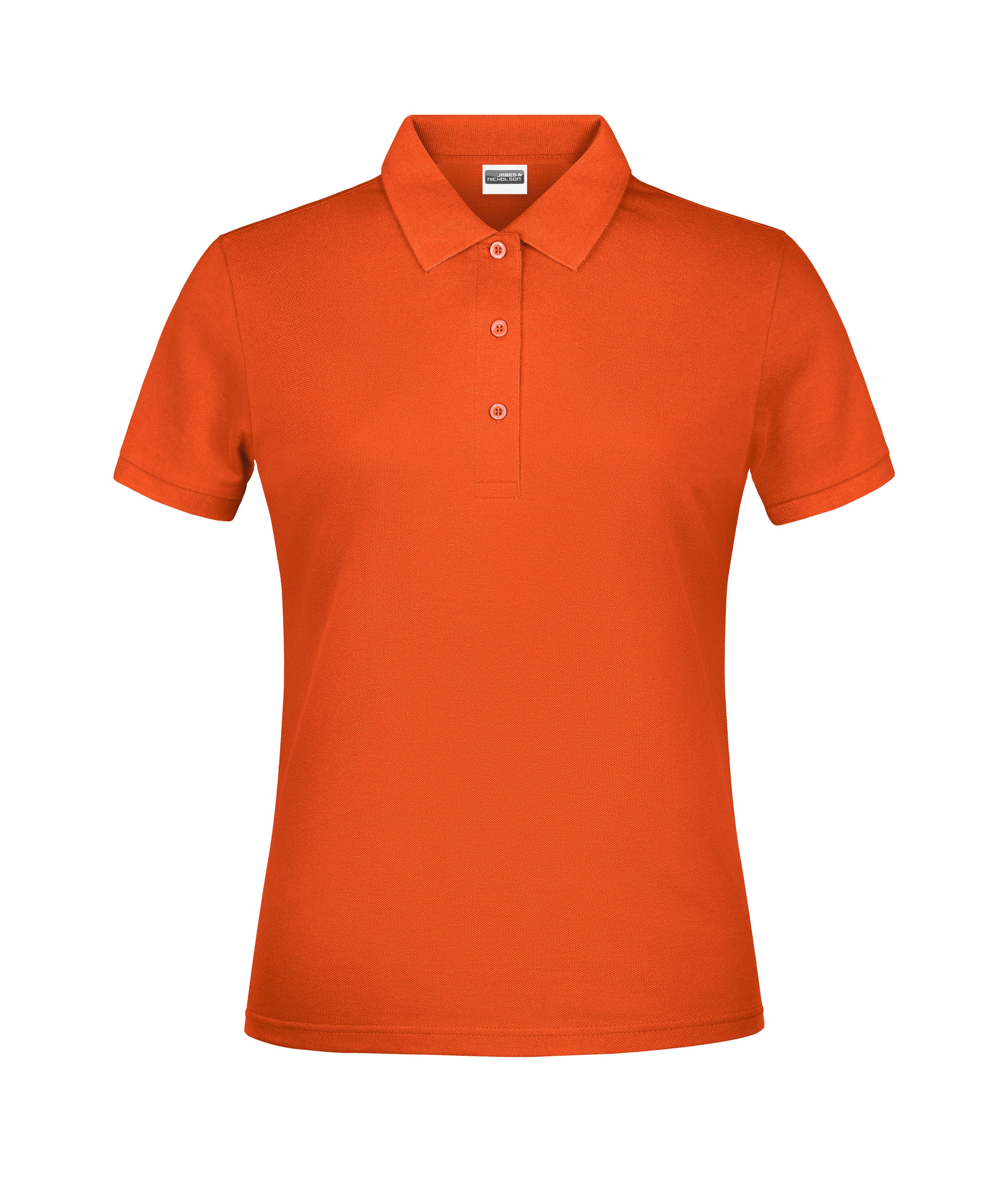 James & Nicholson Damen Basic Polo orange