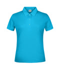 James & Nicholson Damen Basic Polo turquoise
