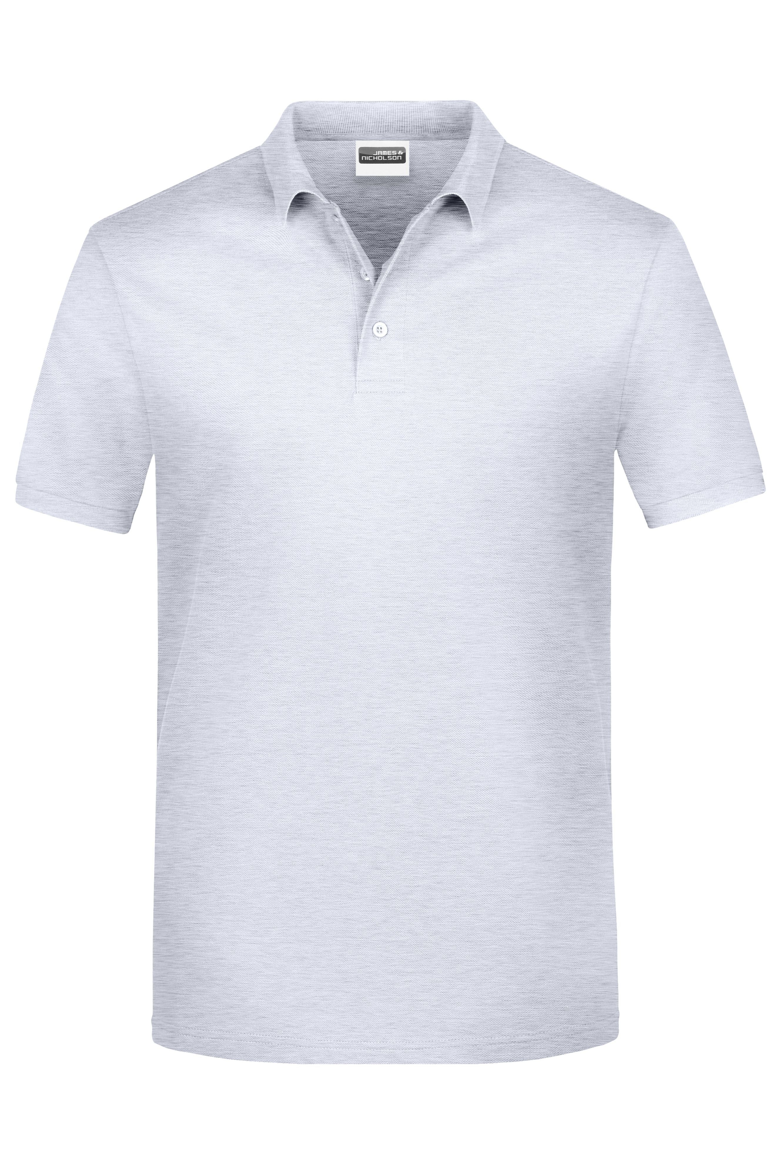 James & Nicholson Herren Basic Polo ash