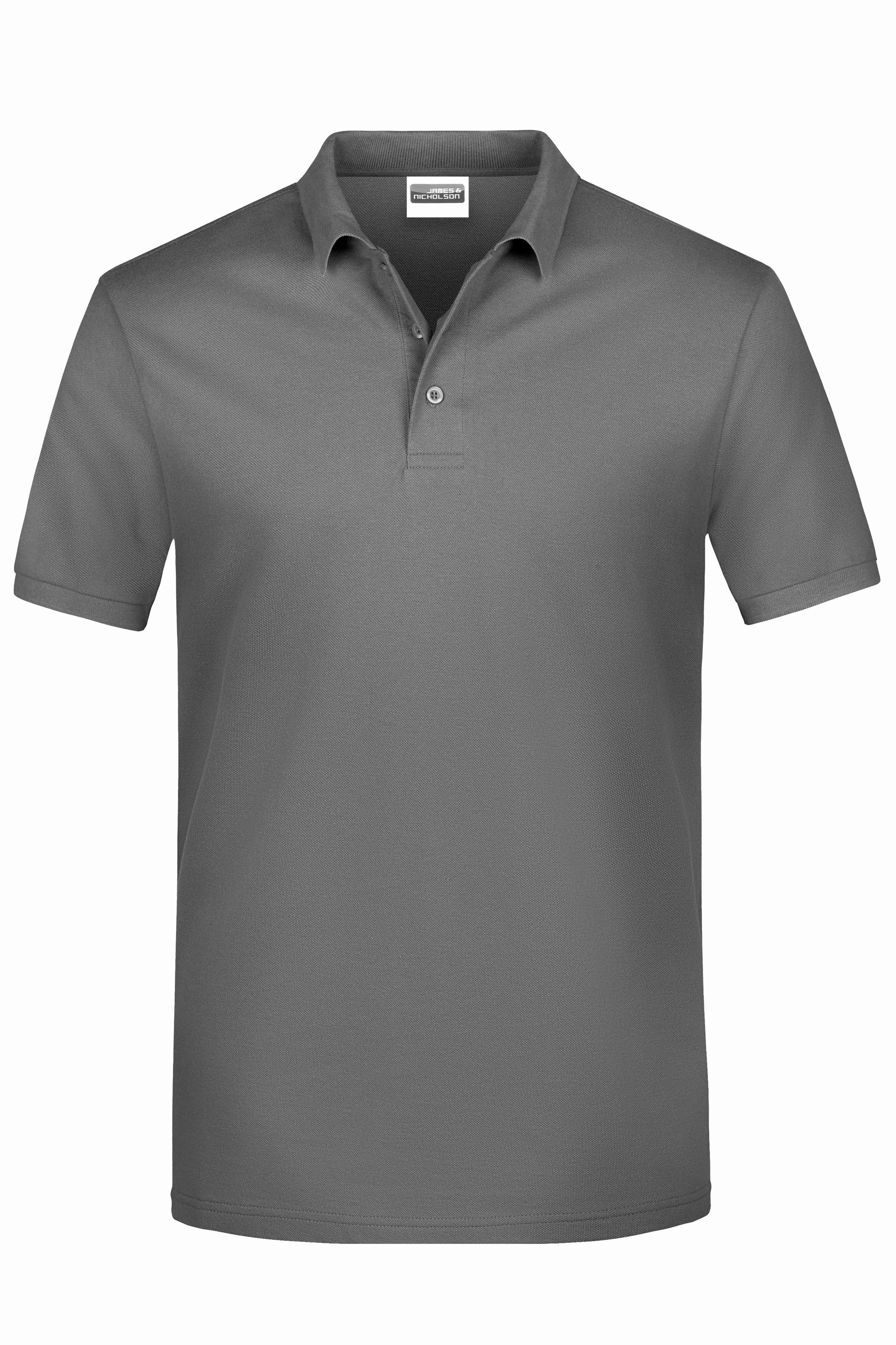 James & Nicholson Herren Basic Polo dark-grey