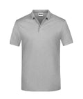 James & Nicholson Herren Basic Polo grey-heather